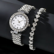 Fashion Jewelry 2pcs Luxury Fashion Women Watch.