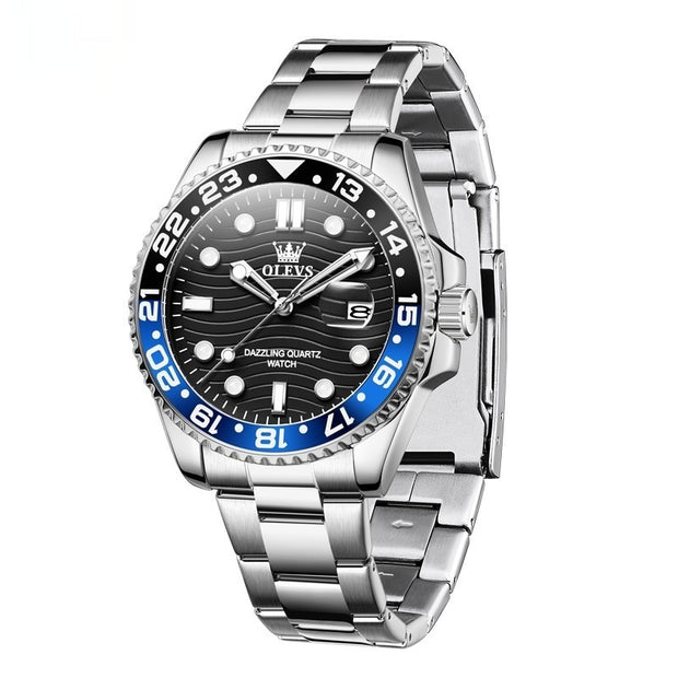 Steel Belt Business Men's Casual Quartz Watch