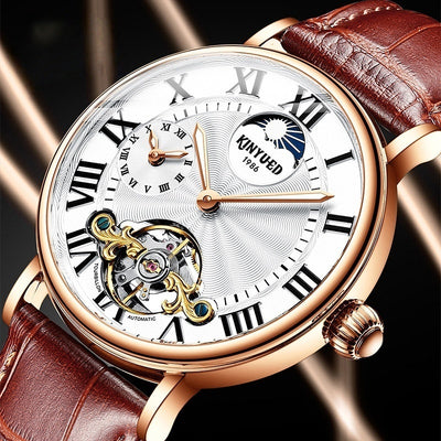 Tourbillon Automatic Mechanical Watch Luminous Hollow Men's