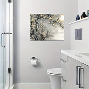 Framed Wooden Canvas Painting, Yellow Framed Wall Art Home Decoration, Holiday Gift