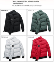 Thick, Warm, Simple Cotton-padded Jacket