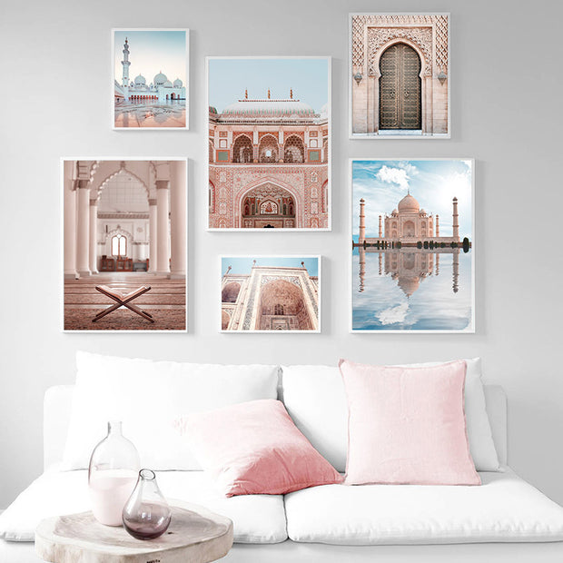 Islamic Small Fresh Living Room Bedroom Background Wall Desert Picture
