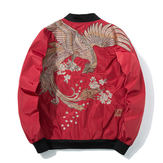 New Embroidered Jacket Men's and Women's Lovers Baseball Uniform