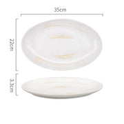 Hand-Painted Underglaze Creative Ceramic Household Tableware