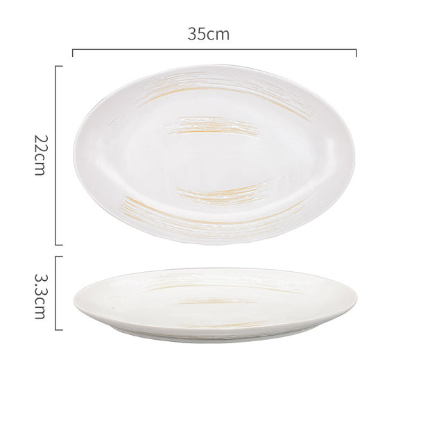 Hand-Painted Underglaze Creative Ceramic Household Tableware