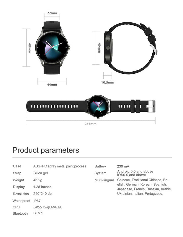 Bluetooth Calling Smart Sports Watch