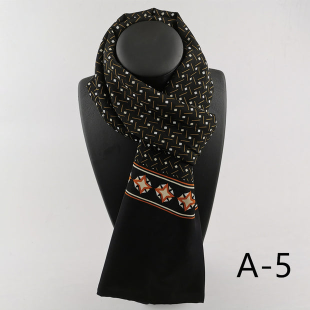 Men's Double Layer Washed With Cashmere Scarf