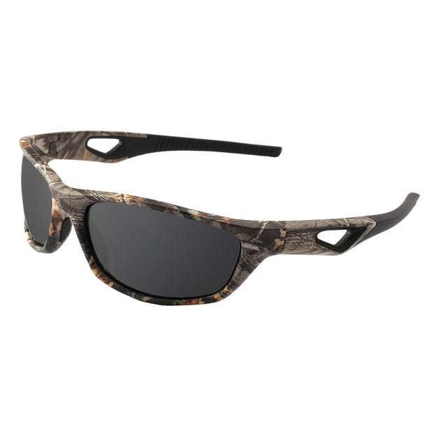 camouflage sports riding glasses fishing polarized sunglasses color film polarized glasses