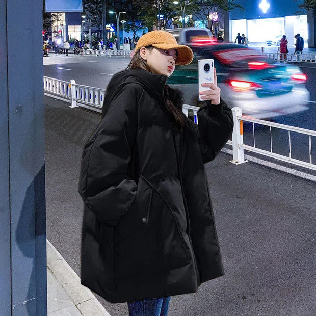 Women’s Thickened Work Clothes Cotton-padded Coat