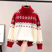 Turtleneck Female Knitting Sweater