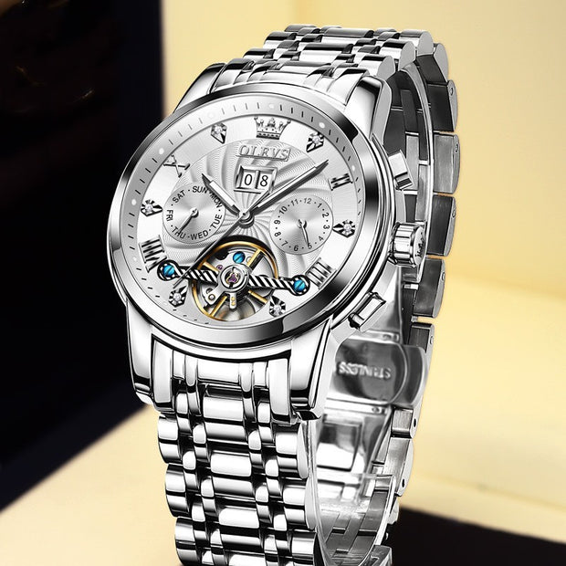 Automatic Mechanical Watch Business Multifunction Men