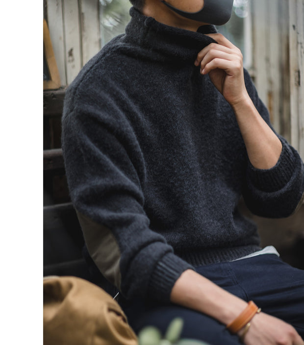 New Thick Warm And Soft Turtleneck Sweater Men
