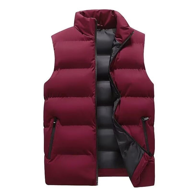 Casual Winter Thickened Vest Jacket Cotton Waistcoat