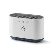 Dynamic Flame Humidifier USB Portable H20 Smart Ultrasonic Voice-Control Room Humidifier With 7 Colors Light