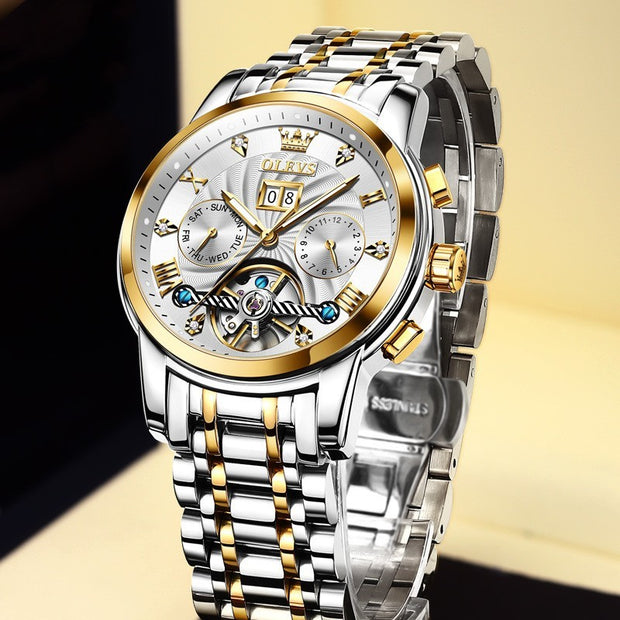 Automatic Mechanical Watch Business Multifunction Men