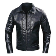 Men's Turn-Down Collar Casual Long Sleeve Jacket Coat