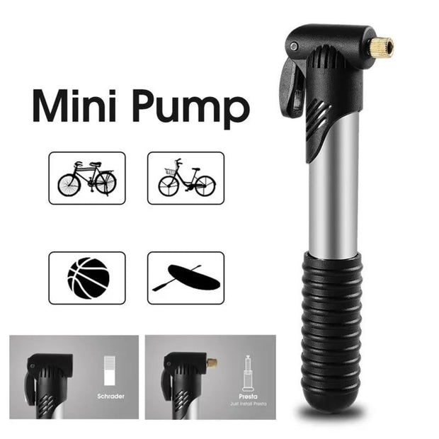 BIKING Portable Mini Bicycle Pum P Cycling Hand Air Pump