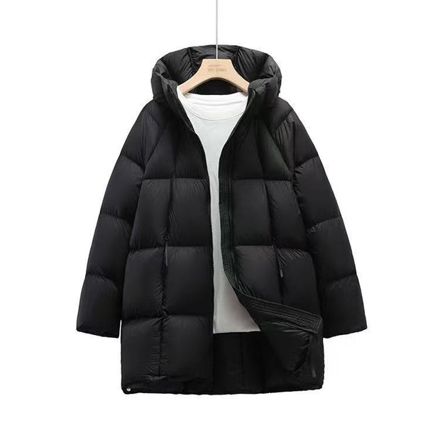 Women's Cloud Puff Fashion Hooded Thickened Thermal Coat