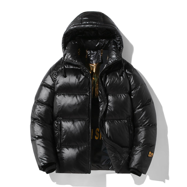 New Men’s Black Gold Fashion Warm Padded Jacket