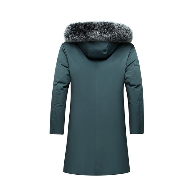 Fur Collar Men's Coat