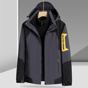 Three-in-one Detached Liner With Velvet Thickening Windproof Waterproof Jacket
