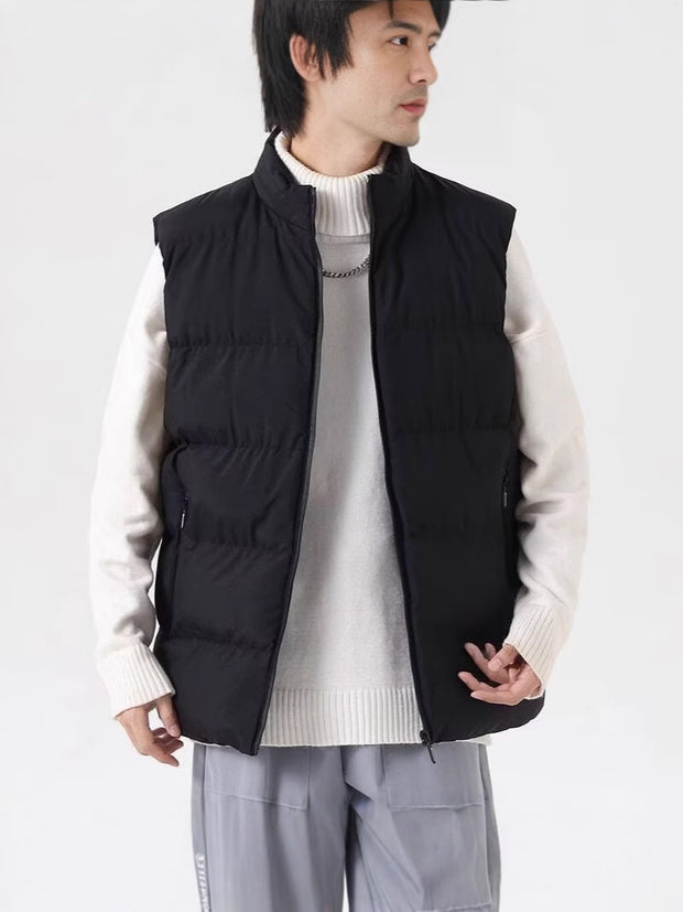 Casual Winter Thickened Vest Jacket Cotton Waistcoat