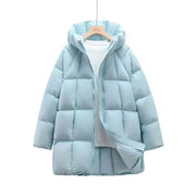 Women's Cloud Puff Fashion Hooded Thickened Thermal Coat