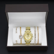 Women's  Set With Bracelet 4 Pieces FashionWatch Quartz