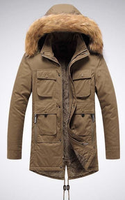 Winter Men's Velvet Thermal Jacket