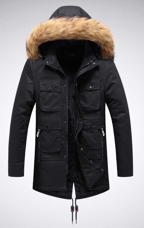 Winter Men's Velvet Thermal Jacket