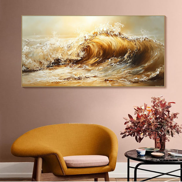Handmade Oil Painting Canvas Wall Art Landscape Frameless Unstretched Painting
