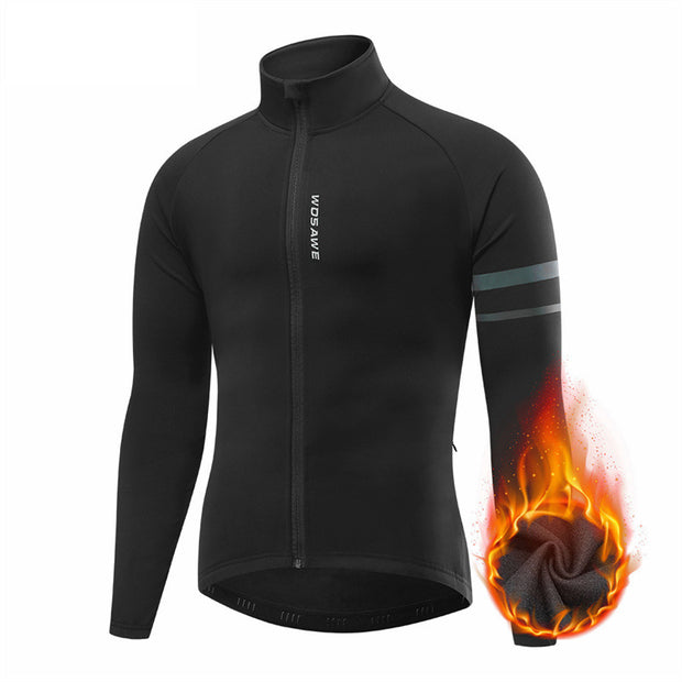 Men's Outdoor Off-road Mountain Sports Fleece Cycling Jacket