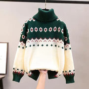 Turtleneck Female Knitting Sweater
