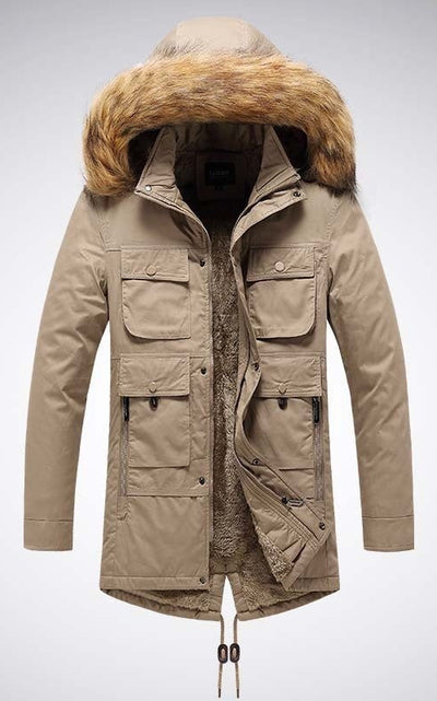 Winter Men's Velvet Thermal Jacket