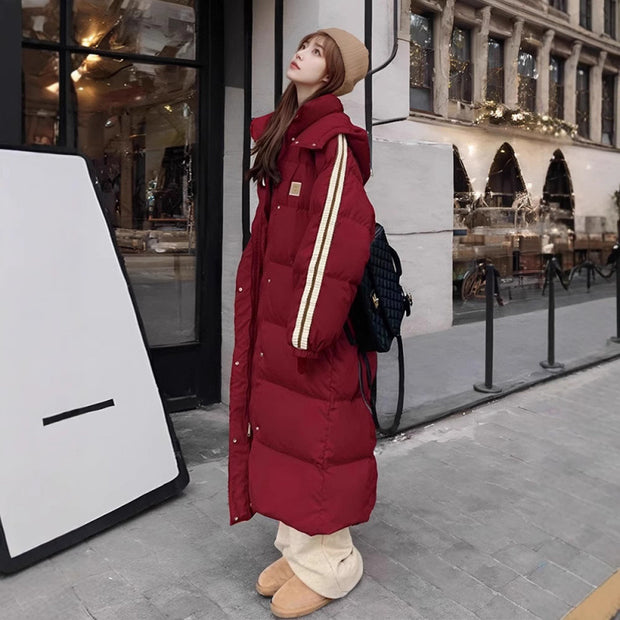 Women's Winter Mid-Length High-End Padded Down Coat