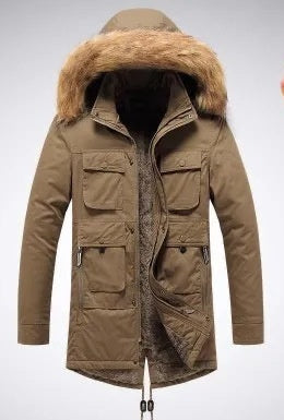 Winter Men's Velvet Thermal Jacket