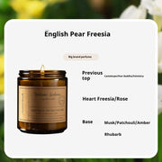 Smoke-free Soy Wax High-end Hand Gift Aromatherapy Candle