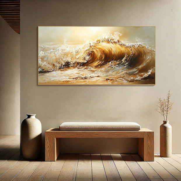 Handmade Oil Painting Canvas Wall Art Landscape Frameless Unstretched Painting
