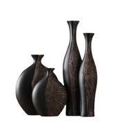 Retro Affordable Luxury Vertical High Floor Vase Decoration