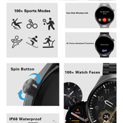 SENBONO V19 Business Men Smart Watch Answer Call Heart Rate Water Proof Sports Fitness Smartwatch Men