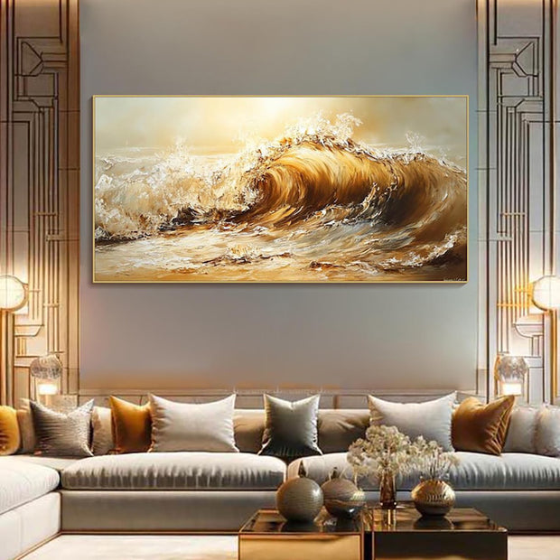 Handmade Oil Painting Canvas Wall Art Landscape Frameless Unstretched Painting