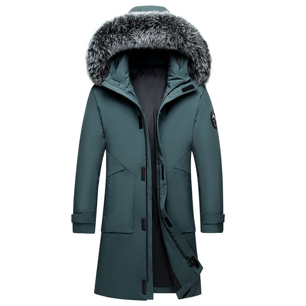 Fur Collar Men's Coat