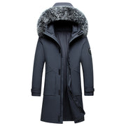 Fur Collar Men's Coat
