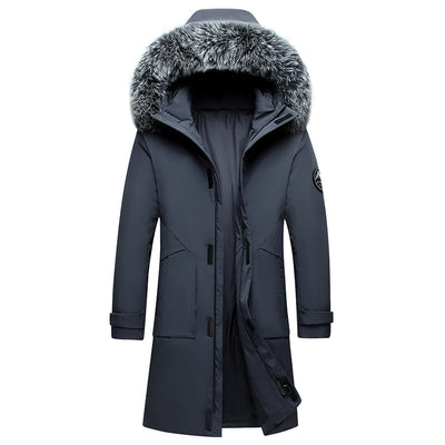 Fur Collar Men's Coat