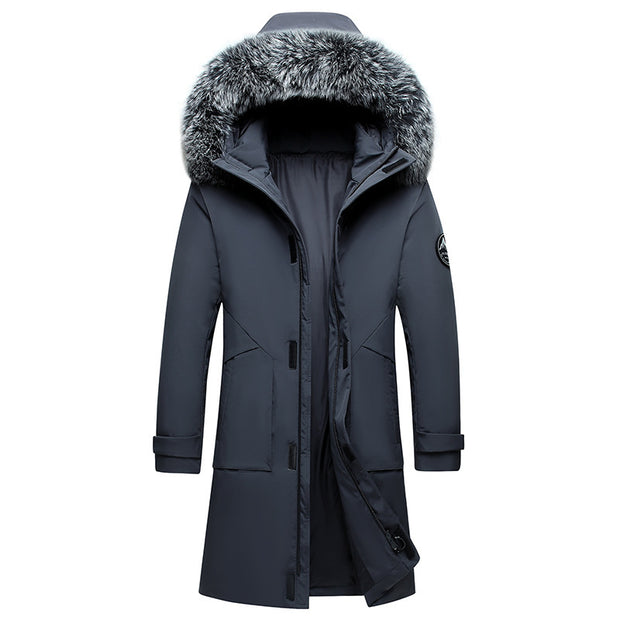 Fur Collar Men's Coat