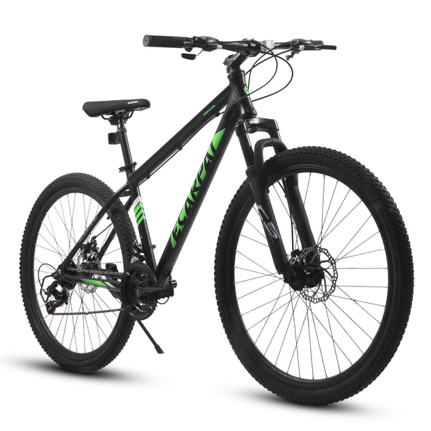 27 Inch Mountain Bike 21 Speed, Suspension Fork, Aluminum Frame Disc Brake, Mountain Bike.