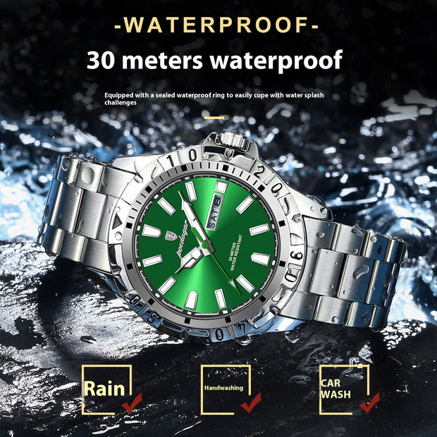 Waterproof Fashion New Men's Super Strong Luminous Watch