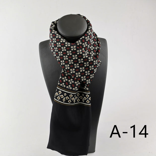 Men's Double Layer Washed With Cashmere Scarf