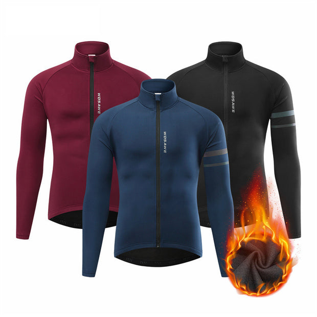 Men's Outdoor Off-road Mountain Sports Fleece Cycling Jacket