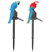 1Pc Solar Powered Parrot Garden Light IP65 Waterproof LED Parrot Landscape Lamp.